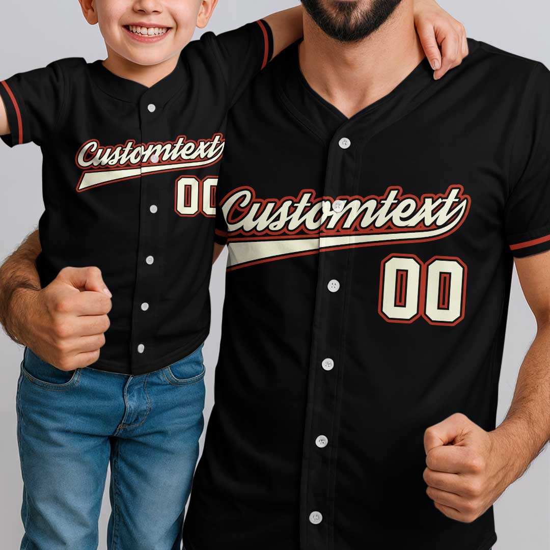 Rule Maker and Rule Breaker Duo - Custom Family Matching Baseball Jersey