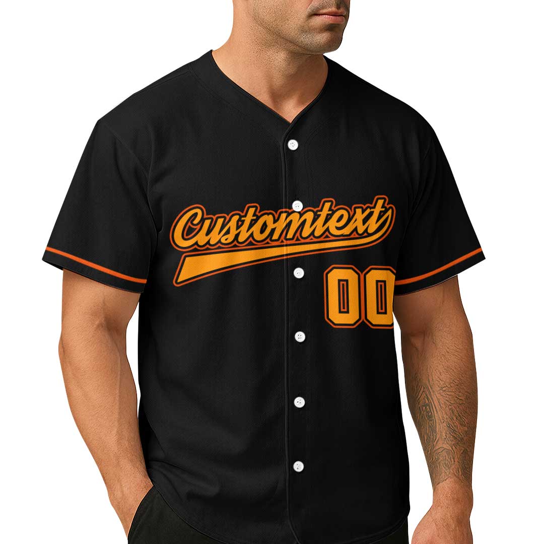 Baseball First Family Always - Custom Black Skull Baseball Jersey