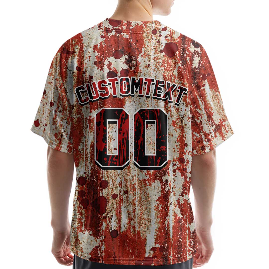 Custom Halloween Costume Murderer Cosplay Baseball Jersey