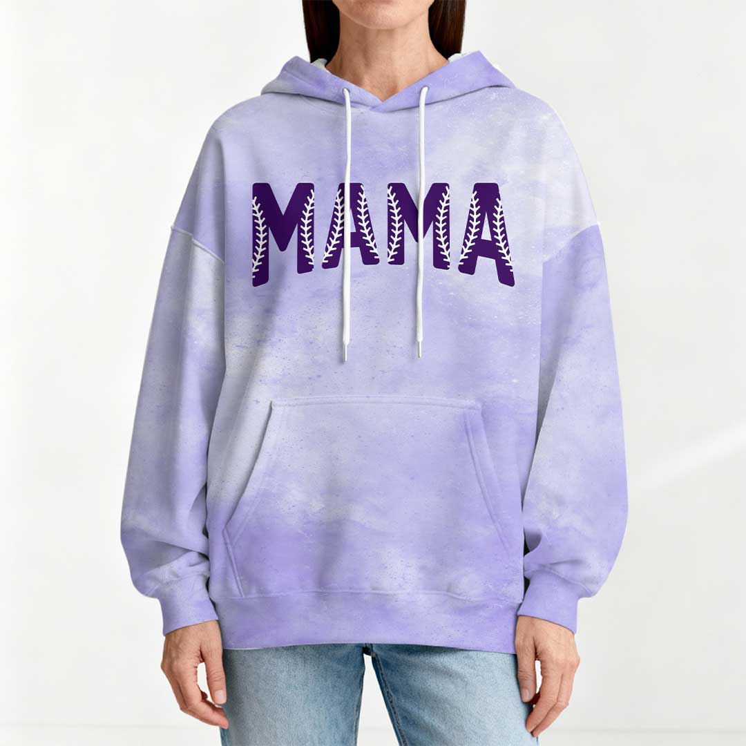 Forever Your Baseball Mom - All Over Print Baseball Hoodie