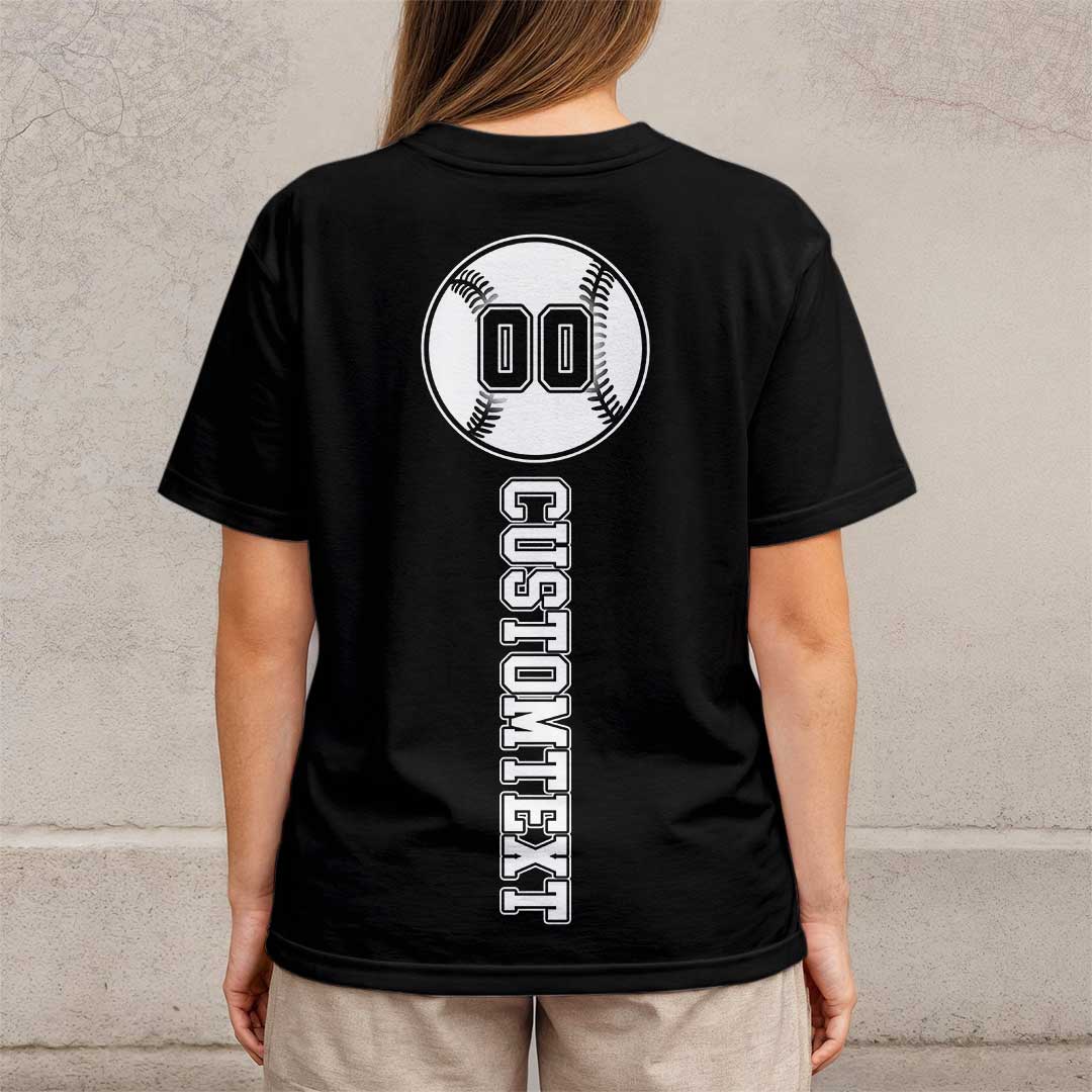 All Pretty Girls Walk Like This - White and Black Softball T-Shirt