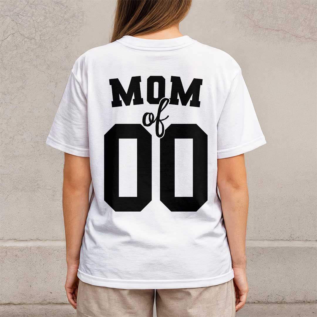 I'll Always Be Your Biggest Fan - Black and White Custom Football Tshirt