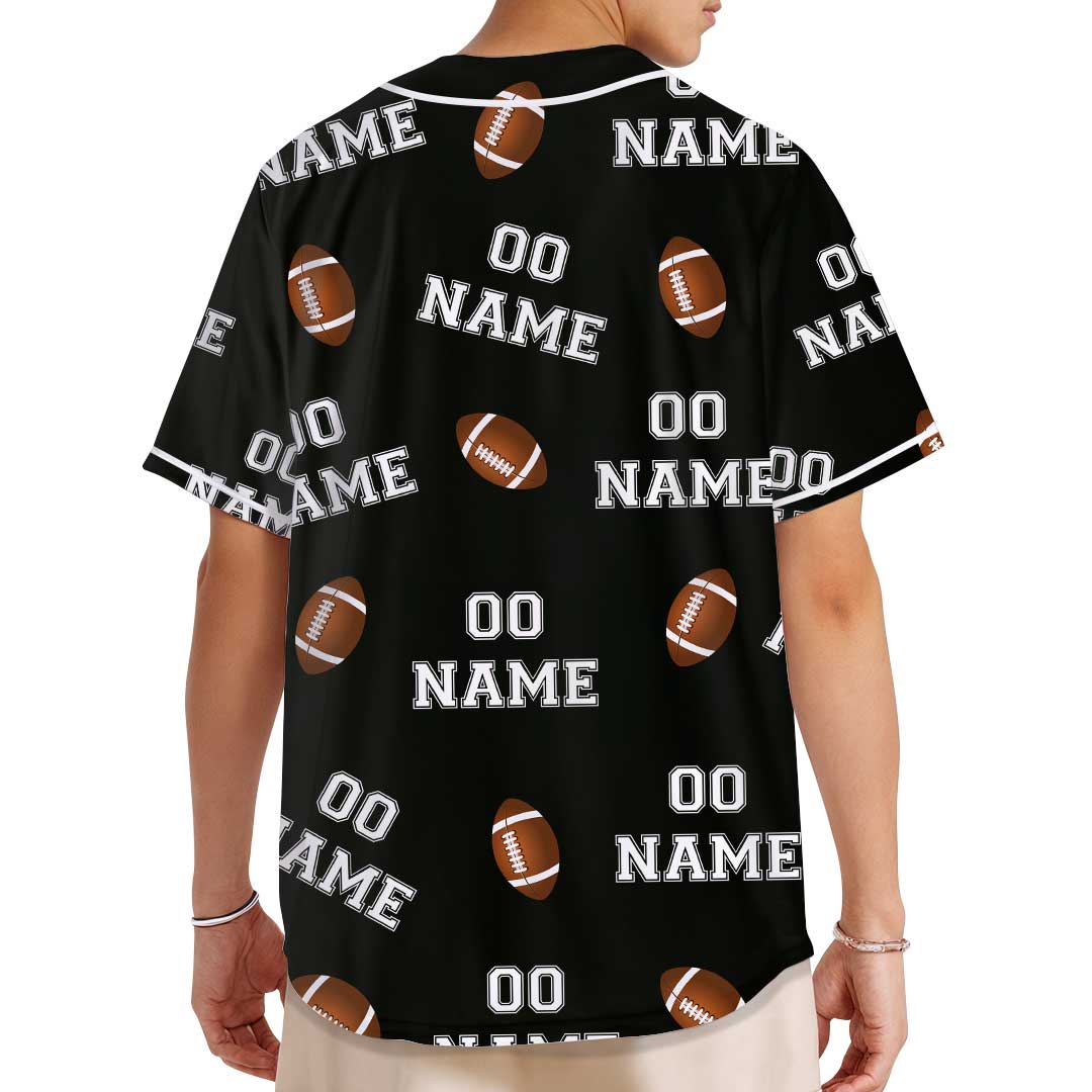 Custom Jersey with Football Pattern