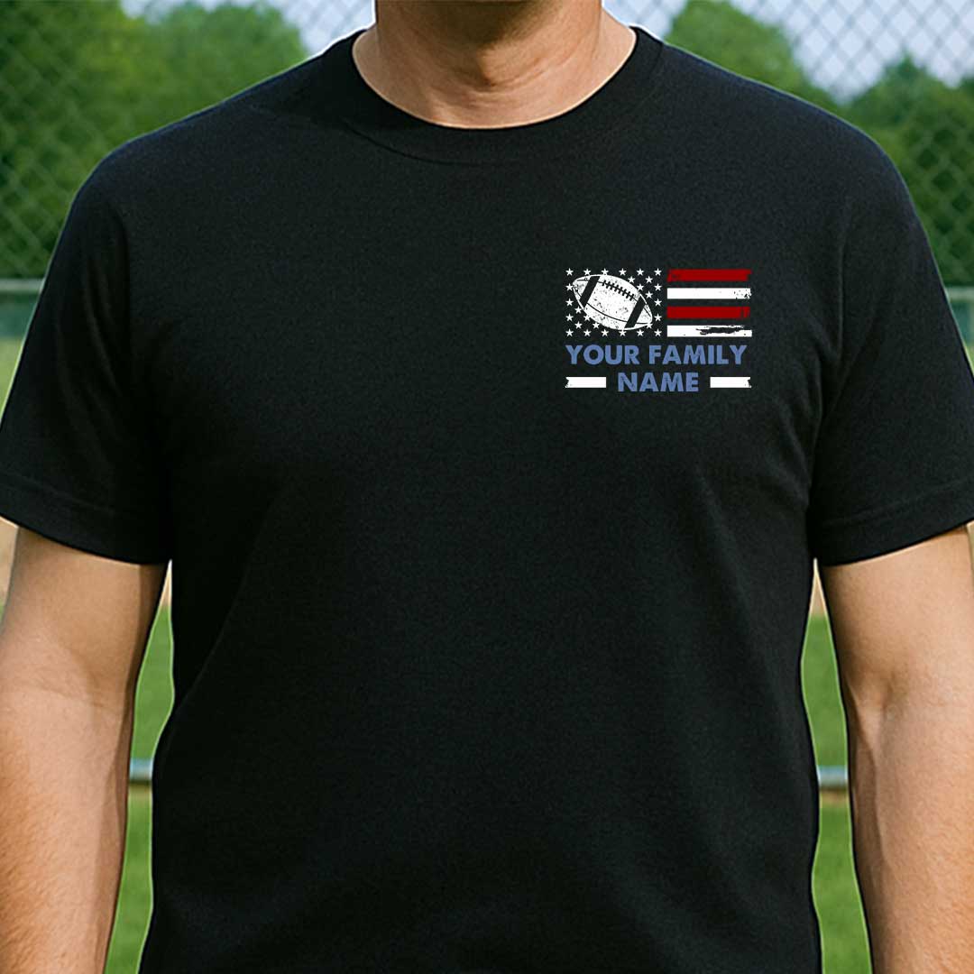 Personalized Football Legend Husband Dad Papa T-Shirt