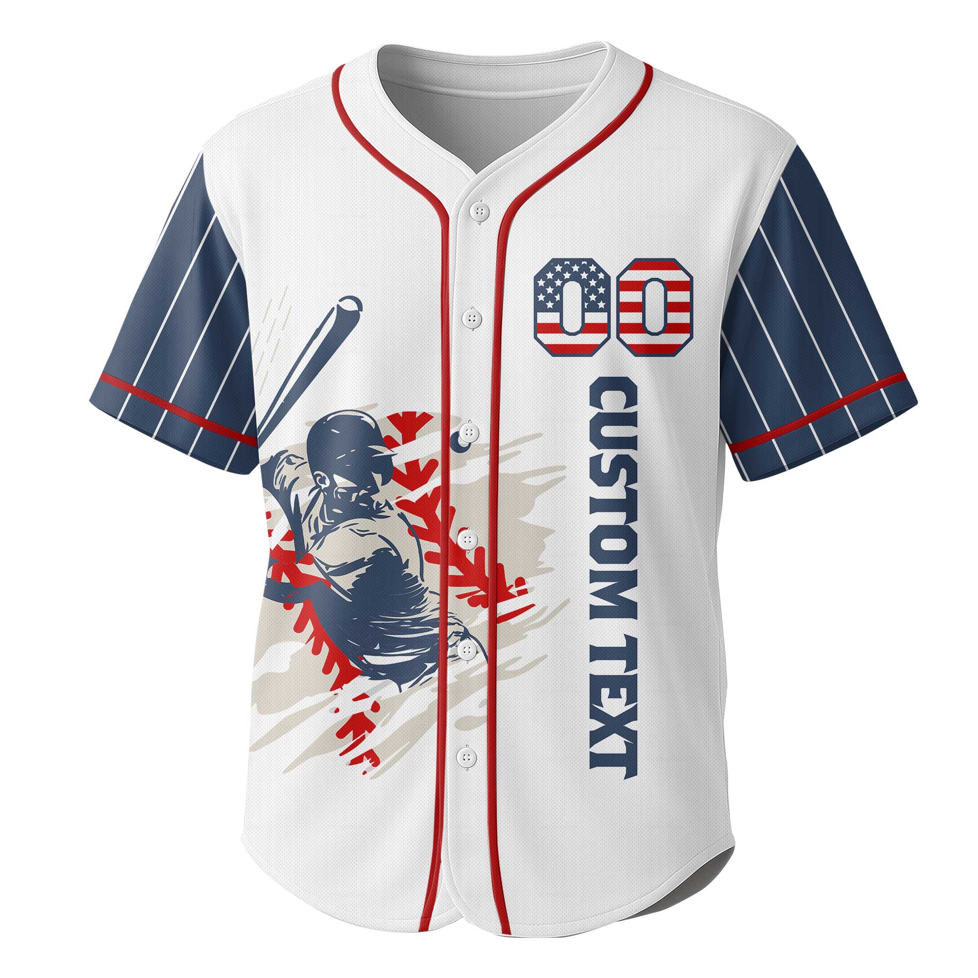 Home Sweet Home - Custom Independence Day Baseball Jersey