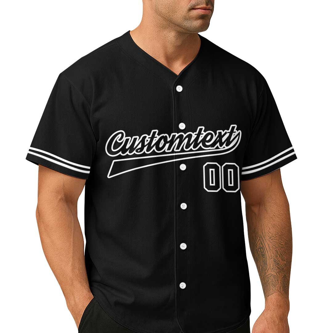 Assuming I Was Like Most Old Man Was Your First Mistake - Custom Black Baseball Jersey
