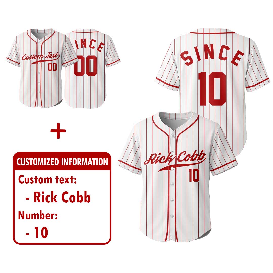 Together Since - Custom Couple Baseball Jersey