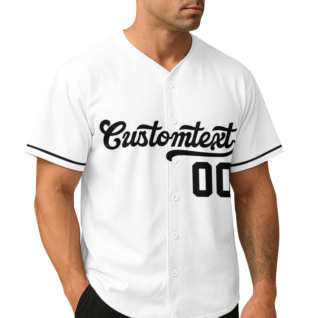 Baseball Dad Don't Just Look Crazy - Custom White Baseball Jersey