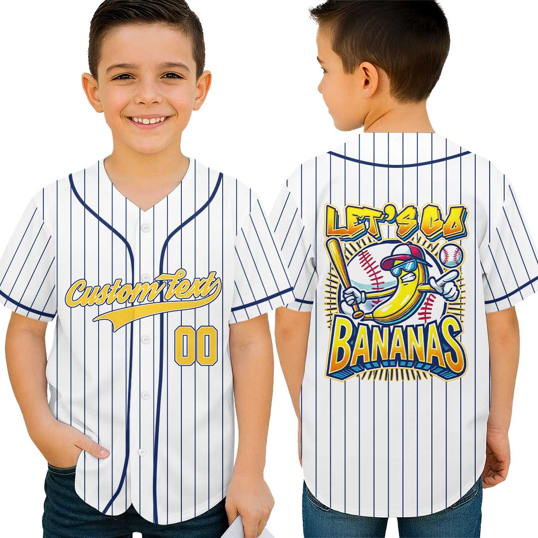 Custom Yellow Purple Navy Baseball Jersey