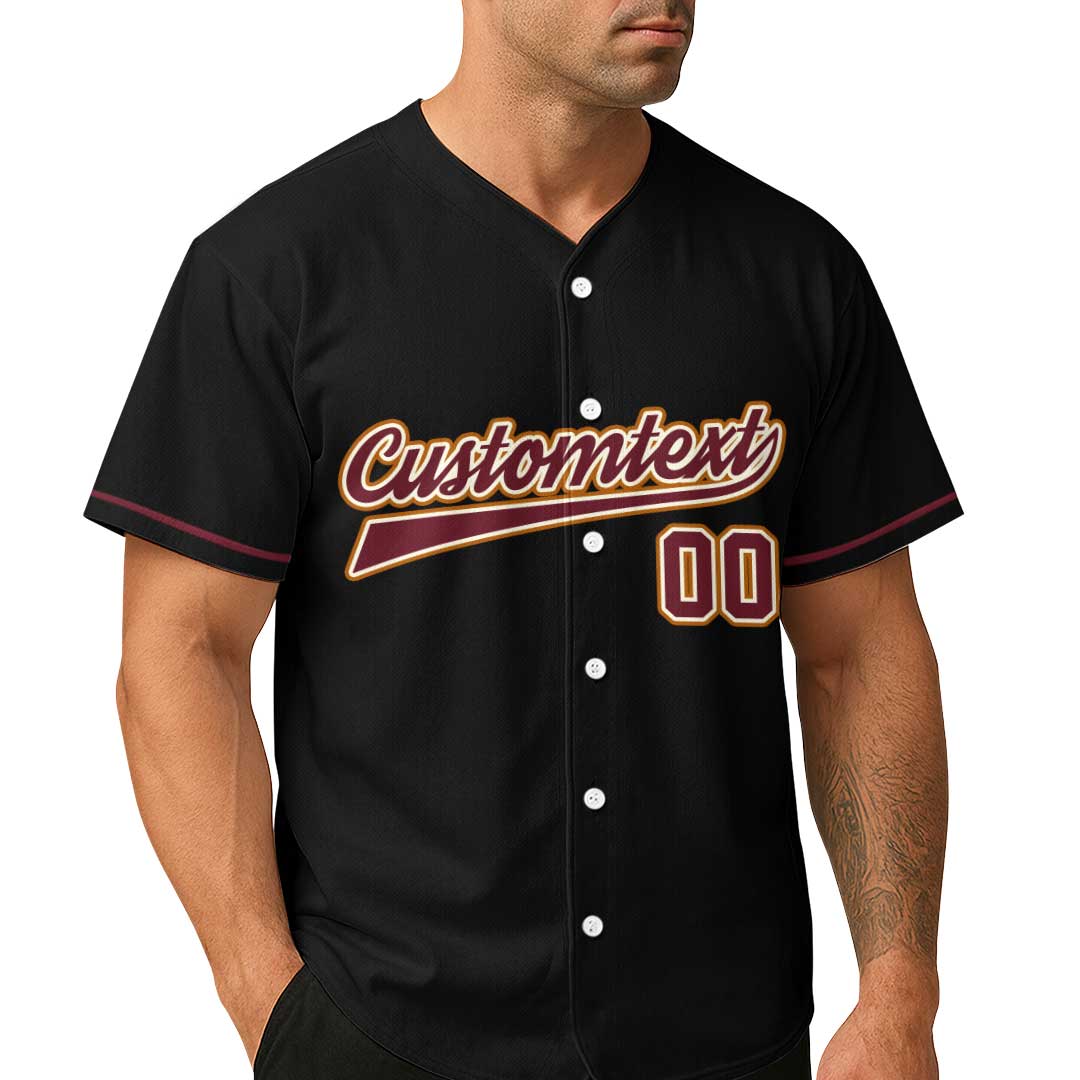 Part-Time Warm Up Partner Part-Time Pitching Machine Part-Time Baseball Critic Full-Time Dad - Custom Black Baseball Jersey