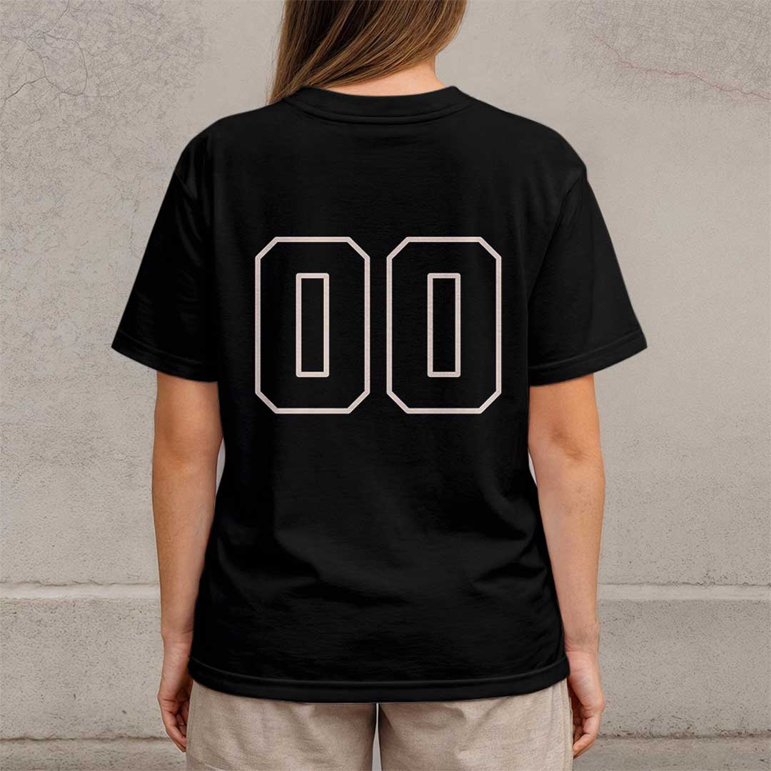 Football Mom With Custom Player Number - Black Custom Football Tshirt For Mom