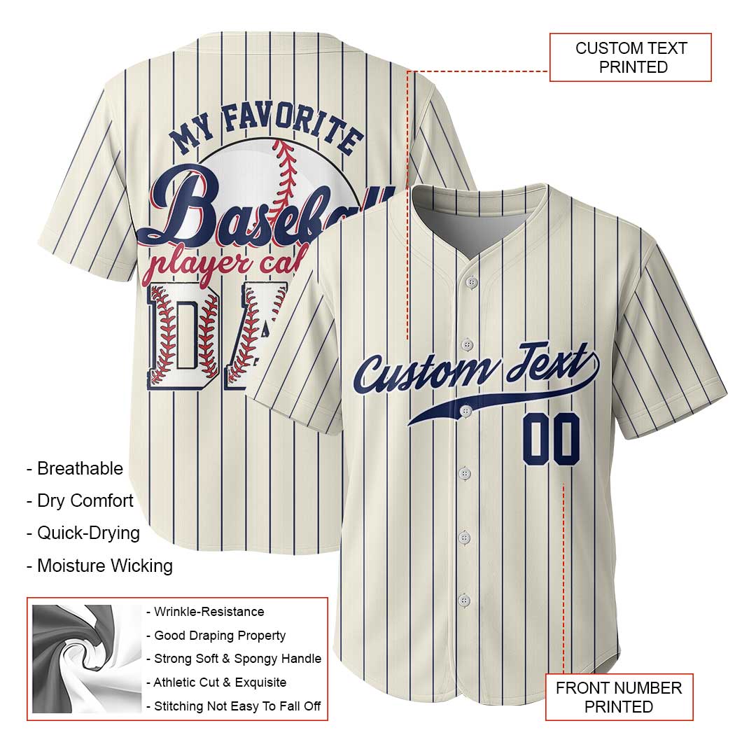 My Favorite Player Calls Me - Custom Family Matching Baseball Jersey