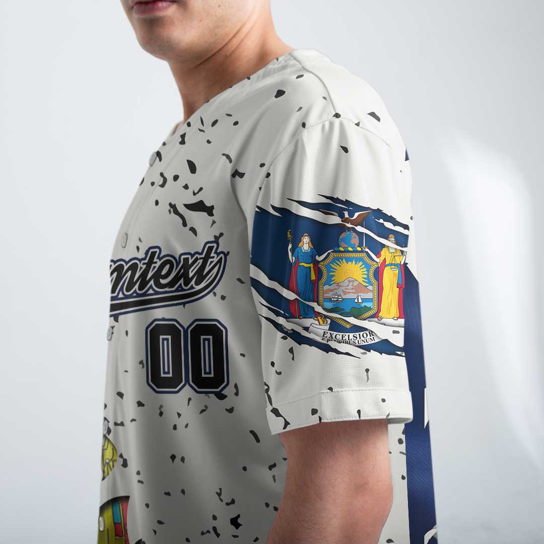 Baseball New York State Series - Custom All Over Print Baseball Jersey
