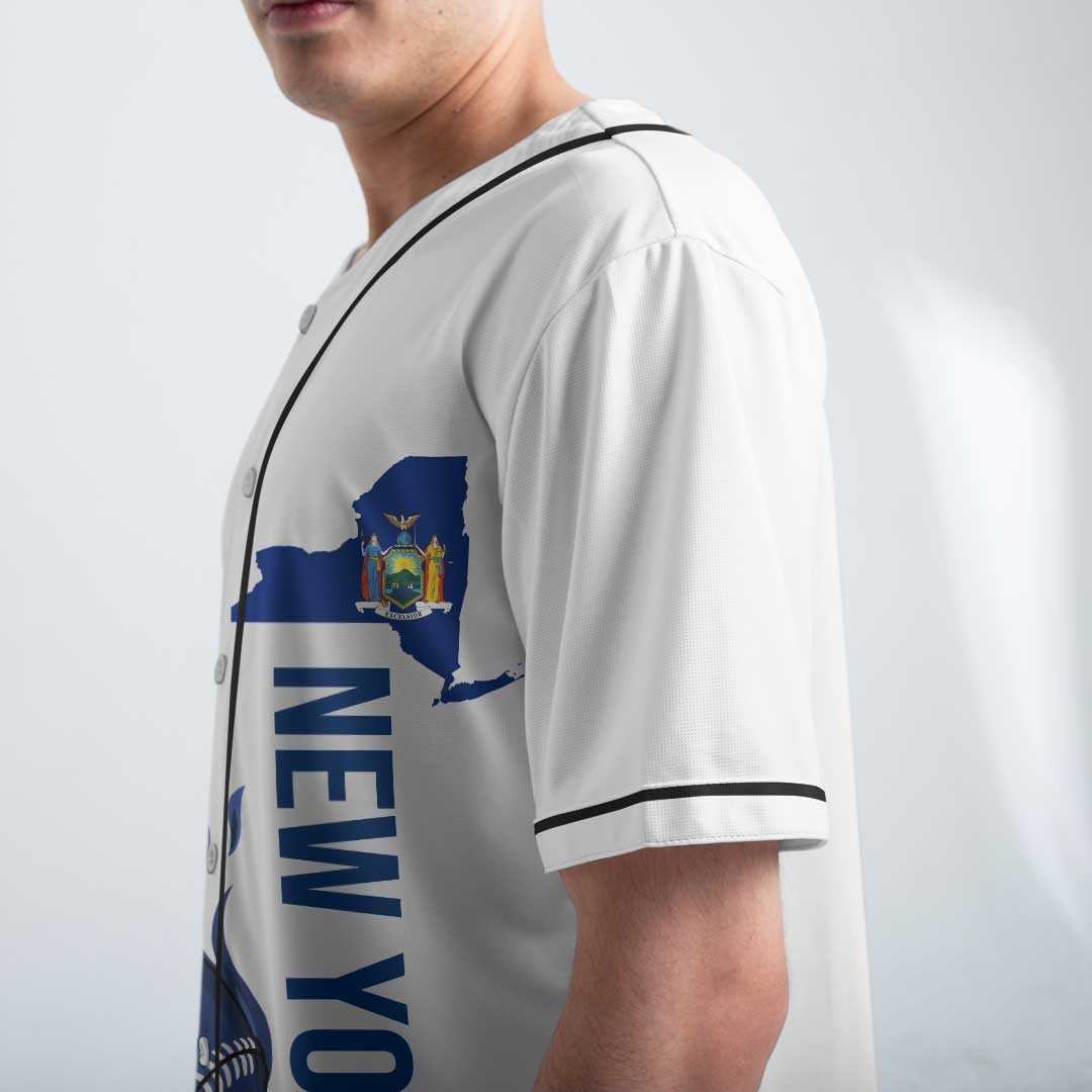 Baseball New York Flame State Series - Custom All Over Print Baseball Jersey