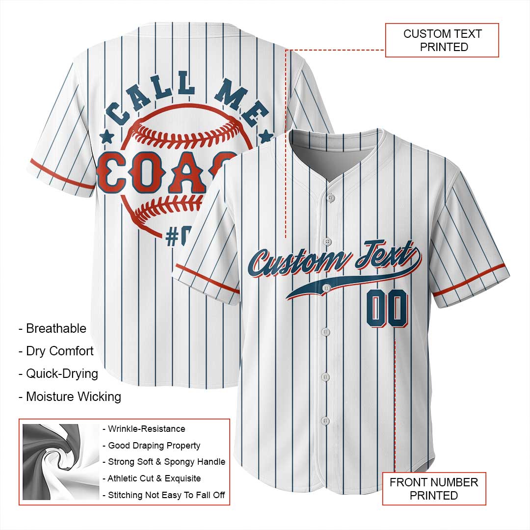 Coach and Chaos Duo - Custom Family Matching Baseball Jersey