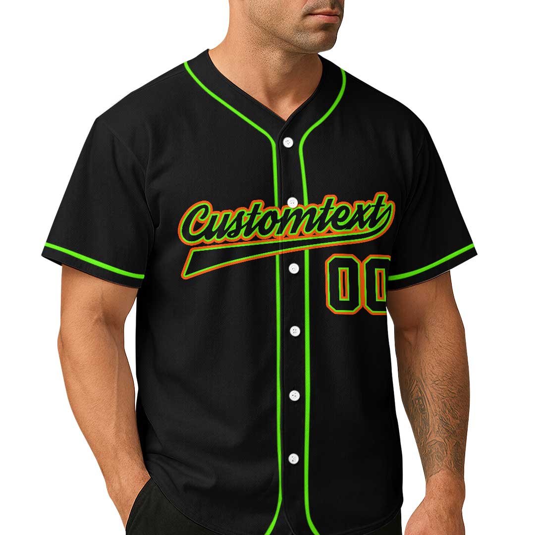 True Man Likes Baseball and Loves His Family - Custom Black Skull Baseball Jersey