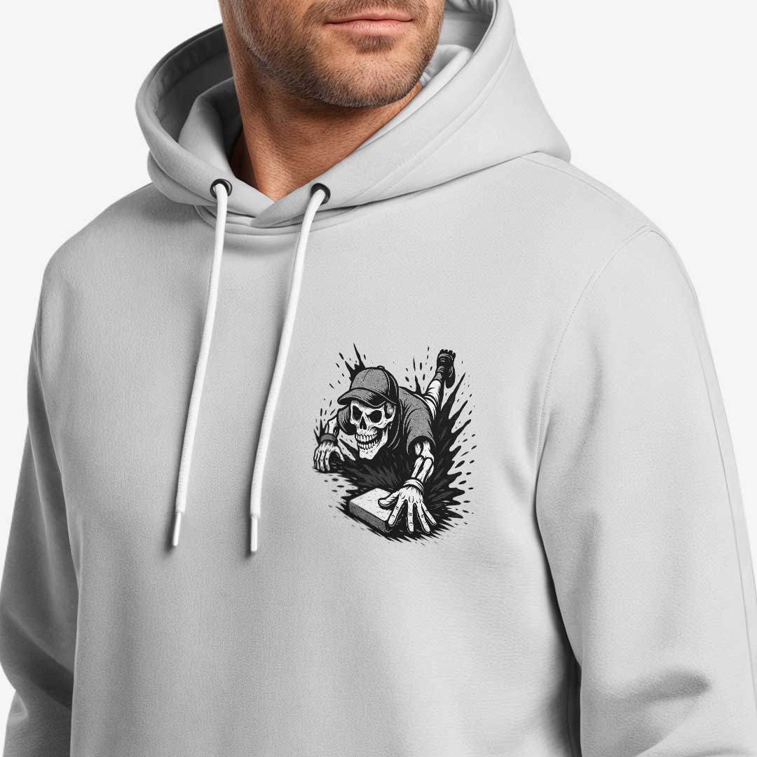 I Don't Just Slide Into Bases - Custom Ash Skull Baseball Hoodie