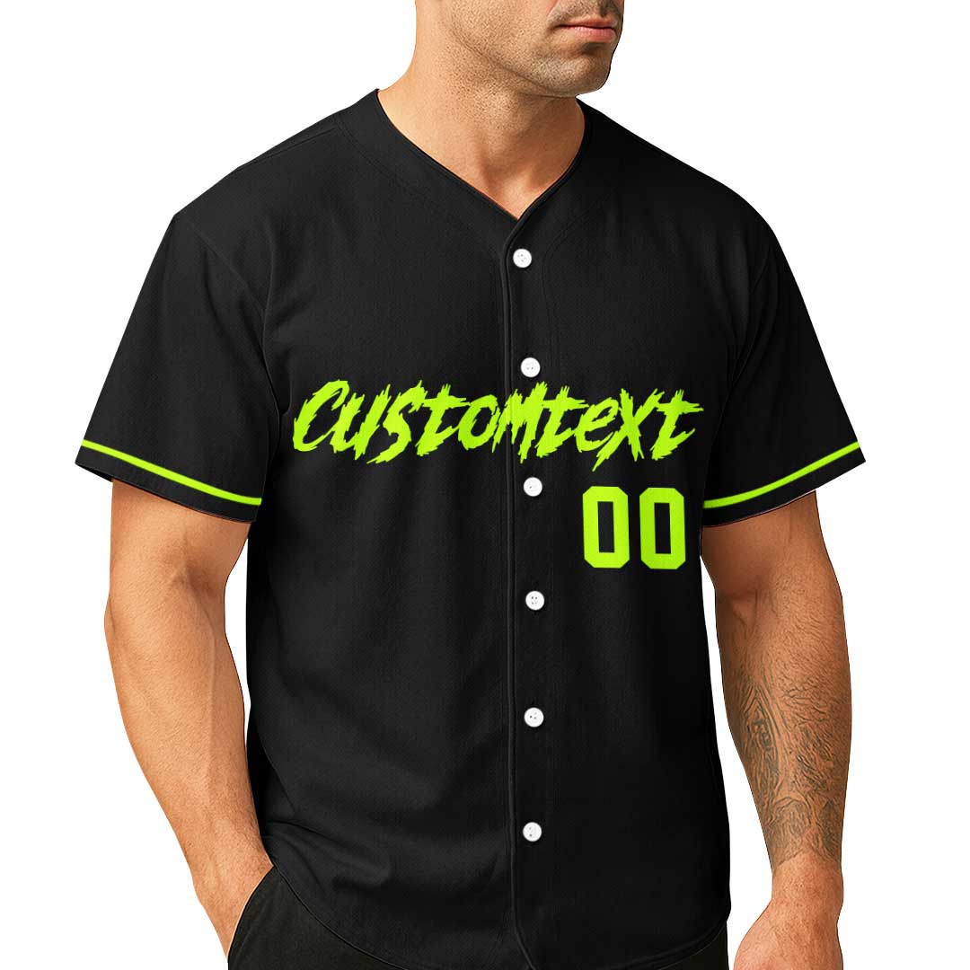I'm Gonna Hold Your Balls When I Say This... - Custom Black Skull Baseball Jersey