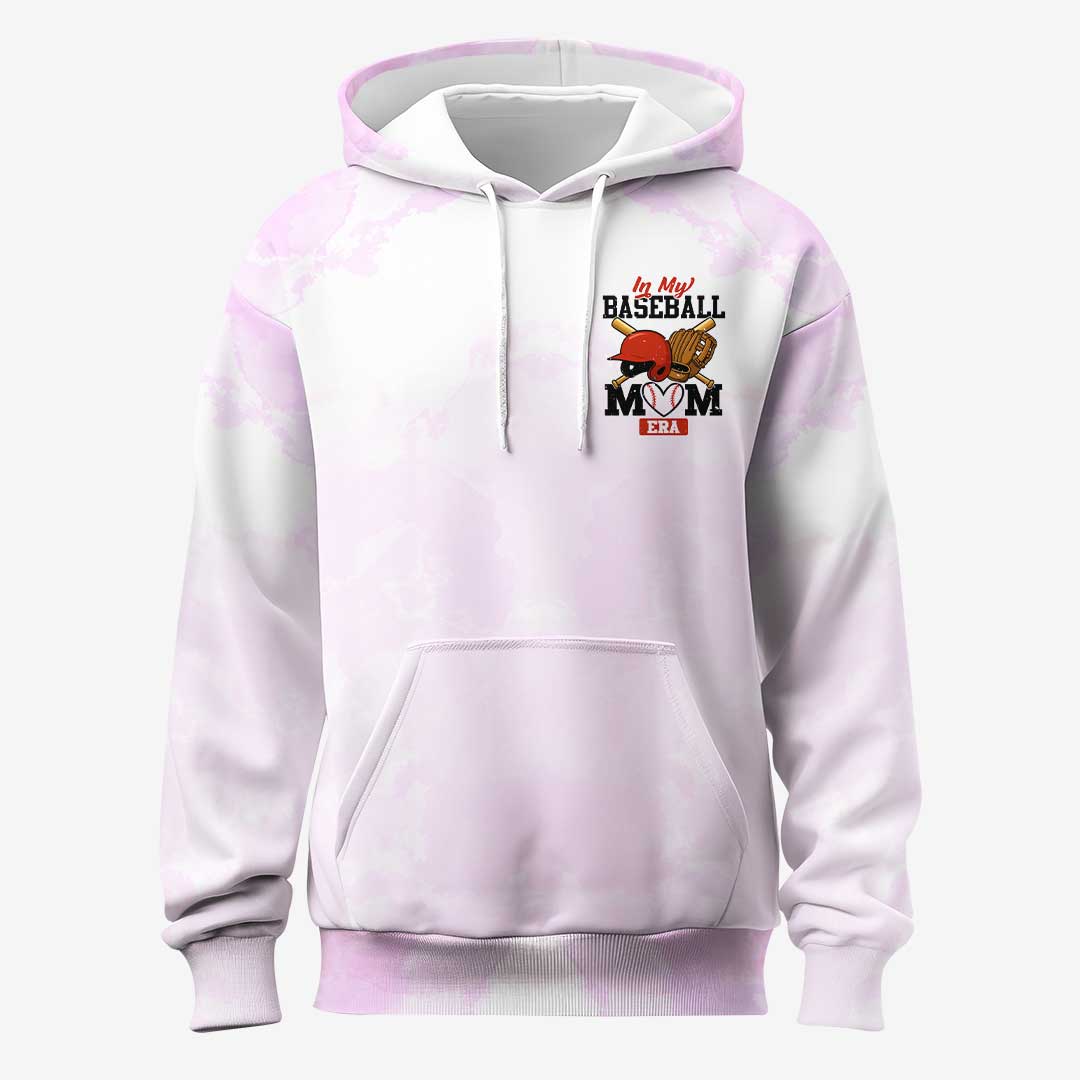 In My Baseball Mom Era - All Over Print Baseball Hoodie