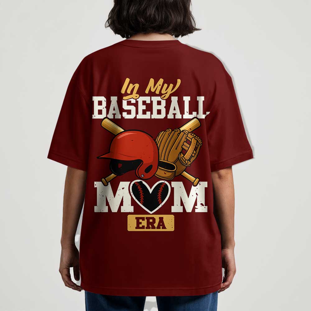 In My Baseball Mom Era - All Over Print Baseball Mom T-Shirt