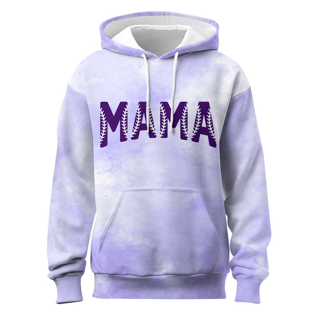 Forever Your Baseball Mom - All Over Print Baseball Hoodie