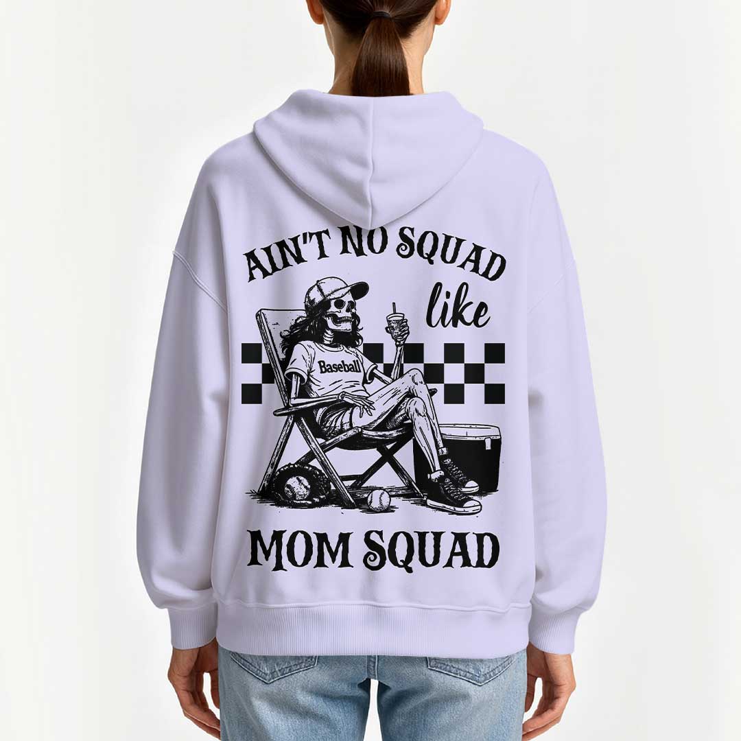 Ain't No Squad Like Mom Squad - All Over Print Baseball Hoodie