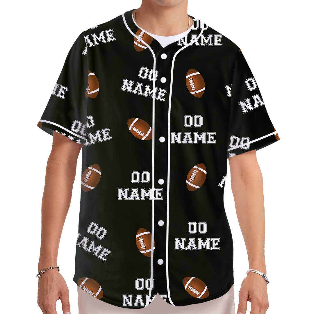 Custom Jersey with Football Pattern