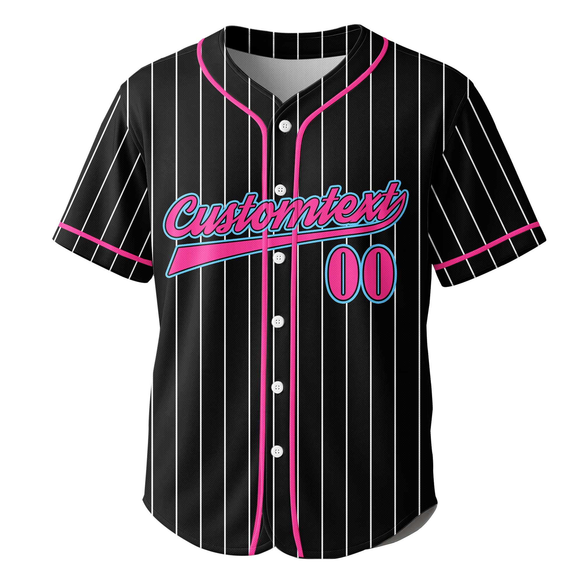 Not Single Not Taken At The Ballpark - Custom Black and Pink Baseball Jersey