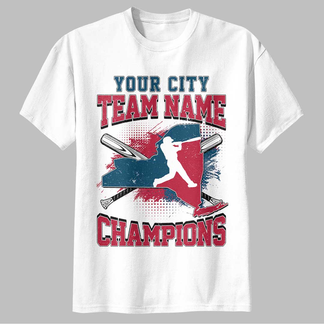 New York Baseball Team Champions Baseball T-Shirt