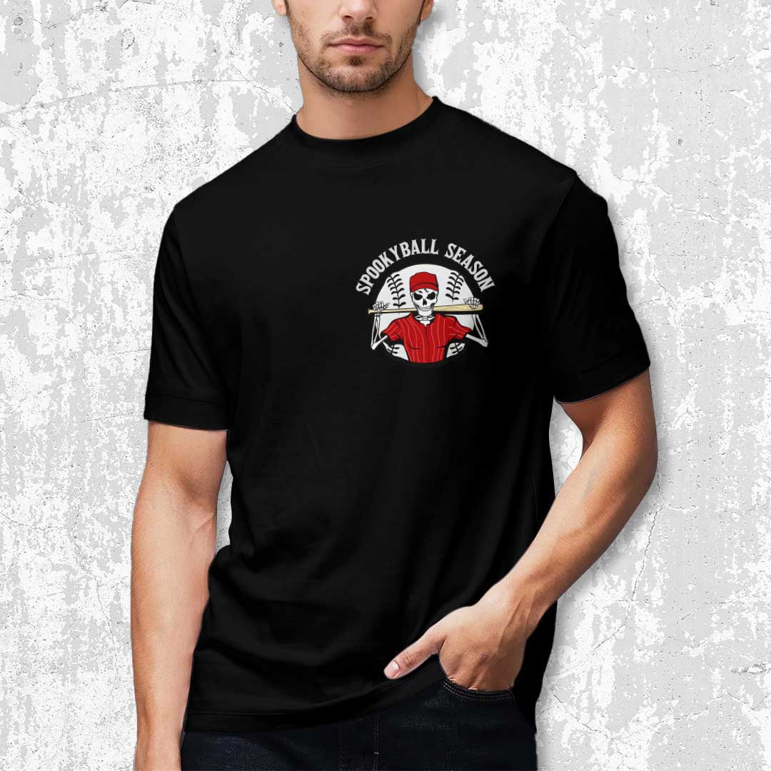 Bring Your Soul Black Baseball Halloween T-Shirt