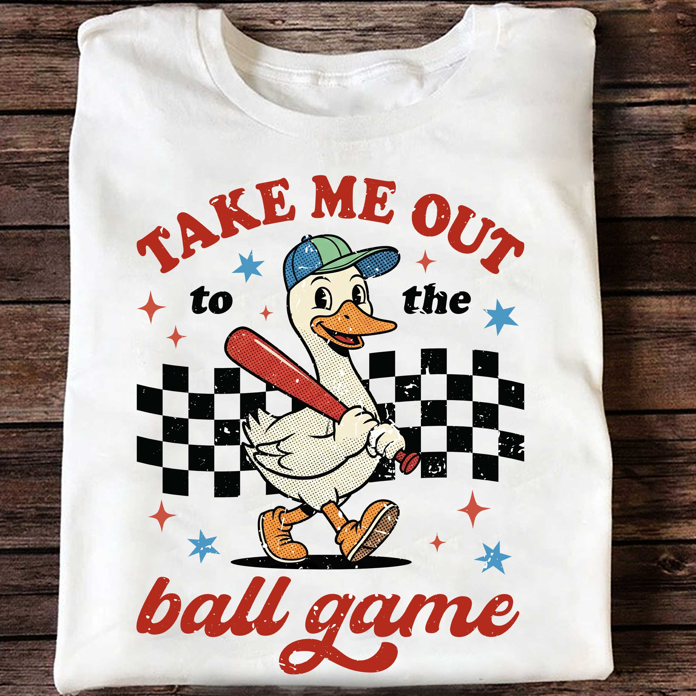 Take Me Out To The Ball Game Baseball T-Shirt