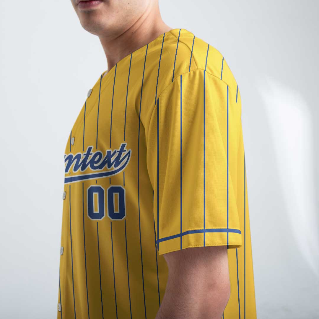 Let's Peel It Slugger - Custom Yellow Baseball Jersey