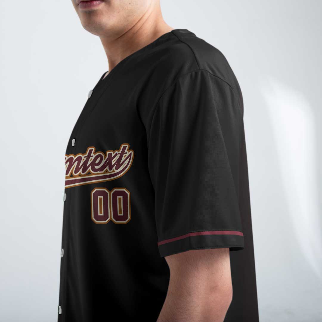 Part-Time Warm Up Partner Part-Time Pitching Machine Part-Time Baseball Critic Full-Time Dad - Custom Black Baseball Jersey