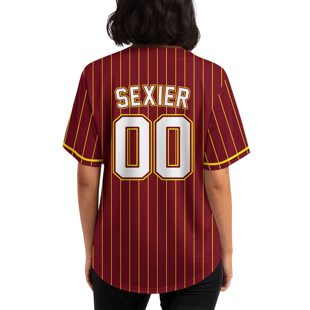 Sexy And Sexier Duo - Custom Couple Baseball Jersey