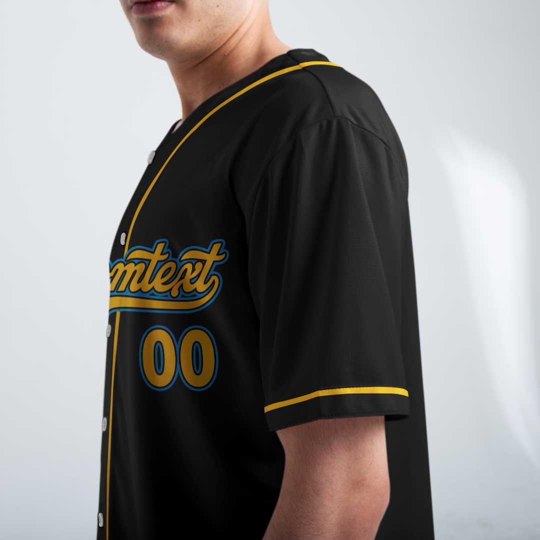 Dust On My Bones Dirt On My Drip - Custom Black Skull Baseball Jersey