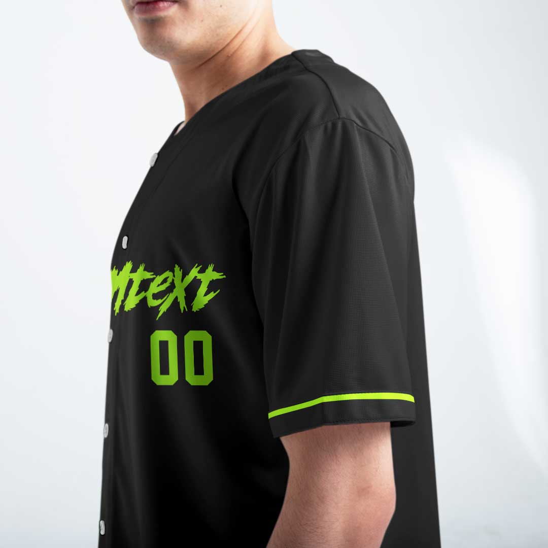 I'm Gonna Hold Your Balls When I Say This... - Custom Black Skull Baseball Jersey