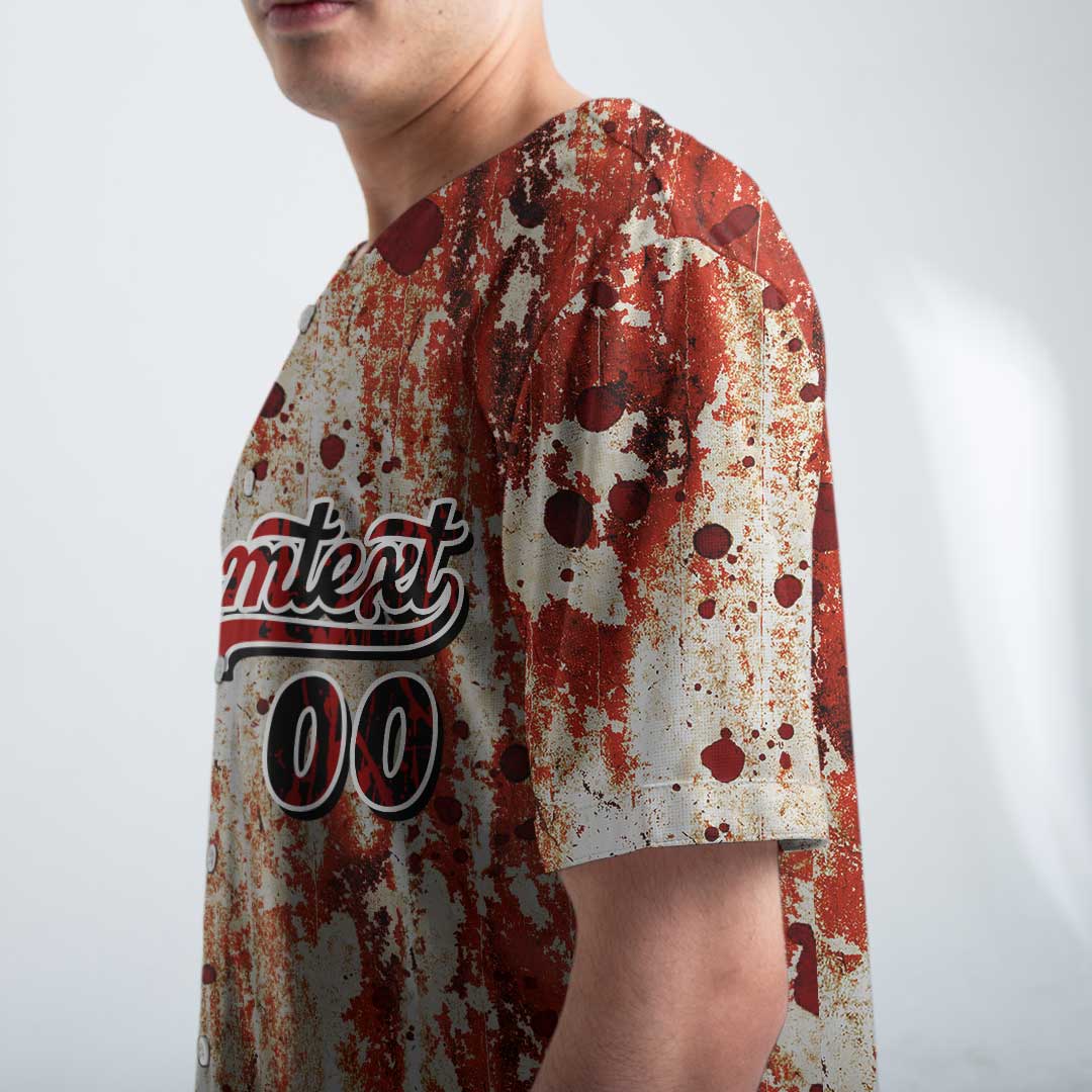 Custom Halloween Costume Murderer Cosplay Baseball Jersey
