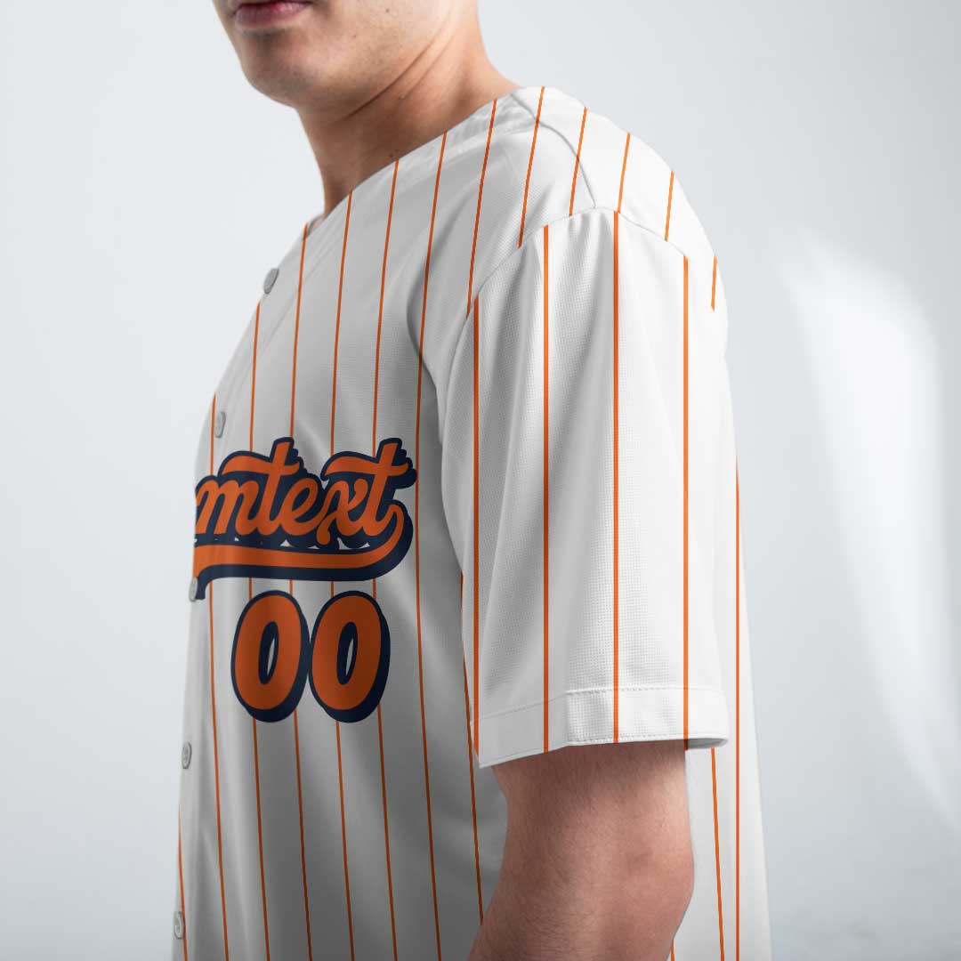 Future All Star - Custom Groovy White Baseball Jersey