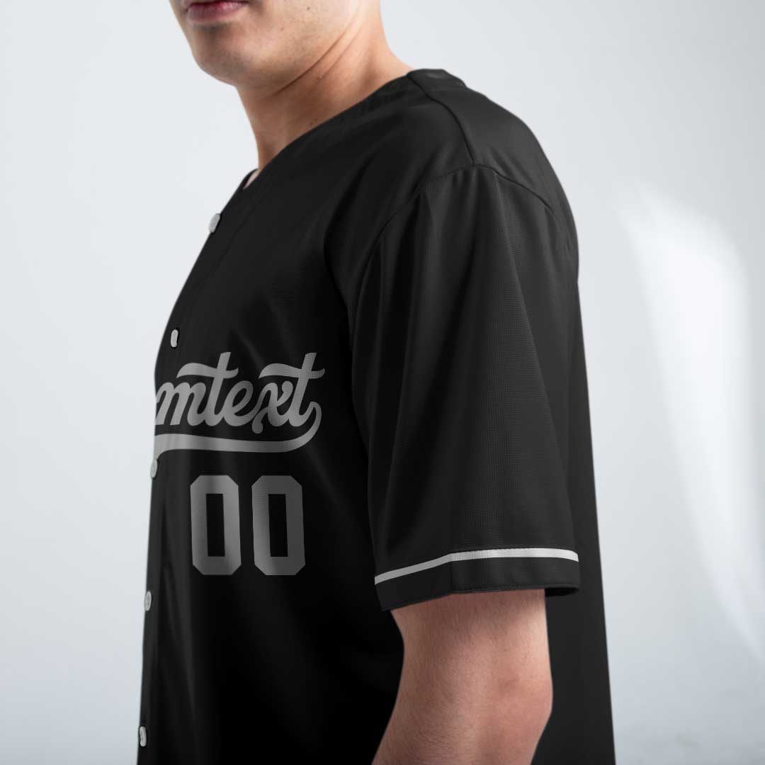 A Sexy Baseball Dad - Custom Black Baseball Jersey