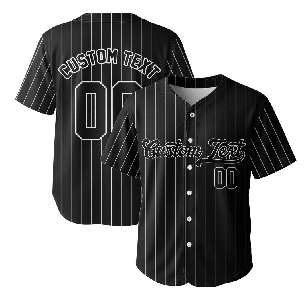 Custom Baseball Jersey With No Pinstripes