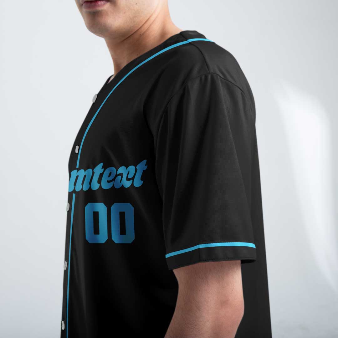 Baseball Is Smart People Sport - Custom Black Baseball Jersey