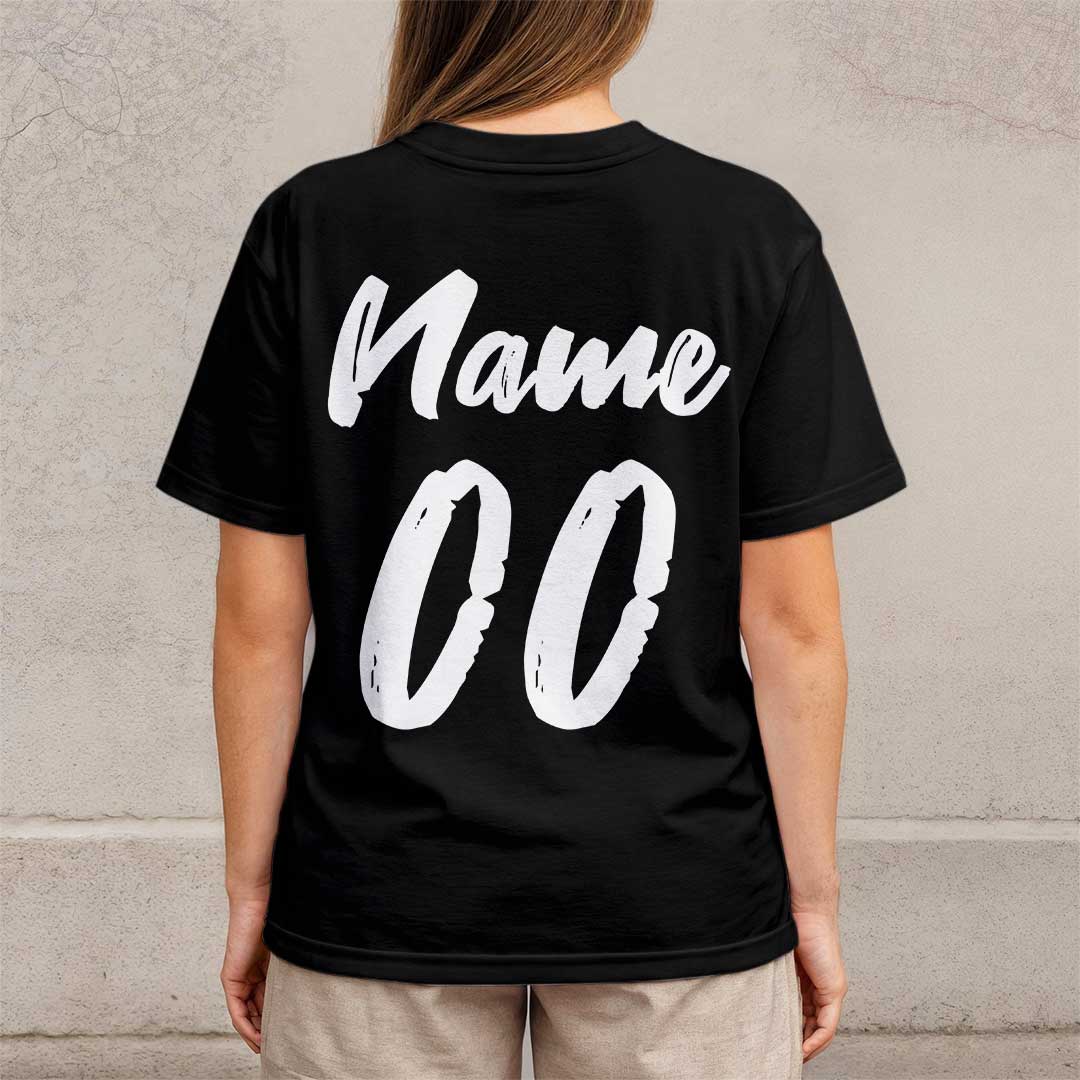 Personalized Football Parents T-shirt with Player Name and Number