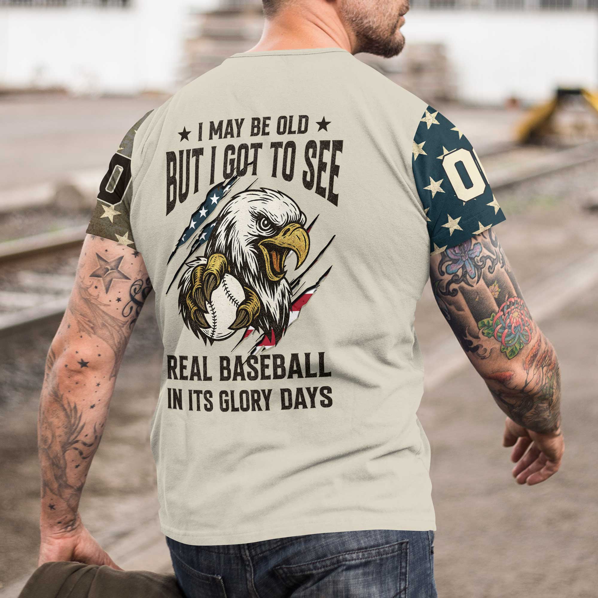 We The People - Partiotic shirts - Independence Day shirt, 4th of July Shirts - Custom Text, Custom Number - Baseball Shirts For Baseball Lovers - All Over Print