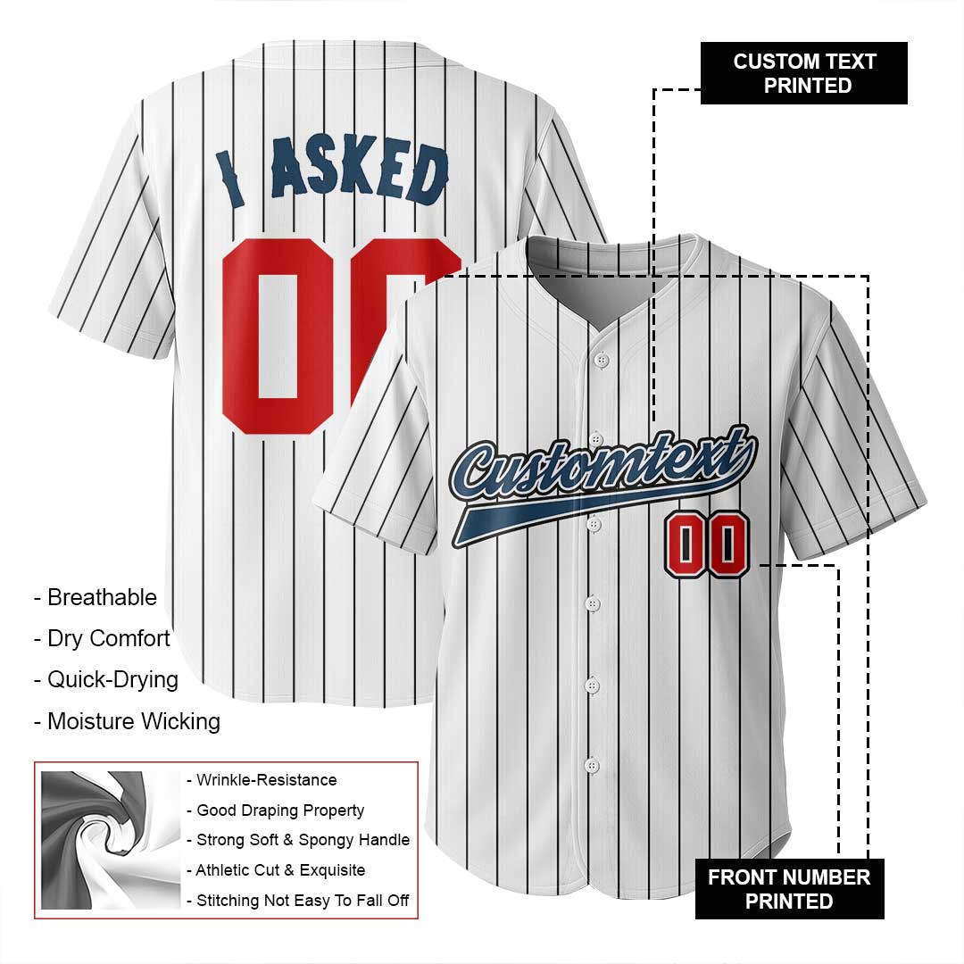 I Asked and I Said Yes - Custom Couple Baseball Jersey