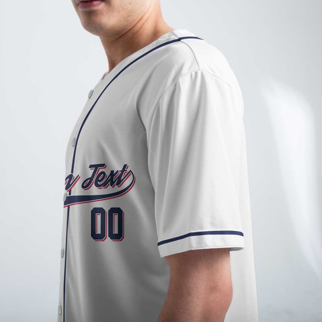Baseball Give Old Man Patience and Rage - Custom White Baseball Jersey