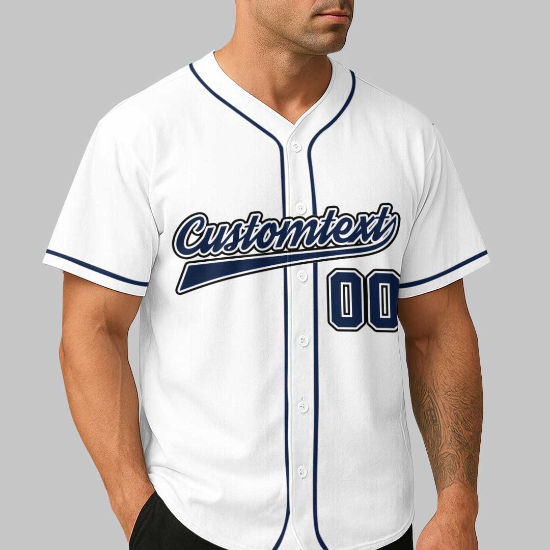 He's My Hero and He's My Favorite Player - Custom Family Matching Baseball Jersey