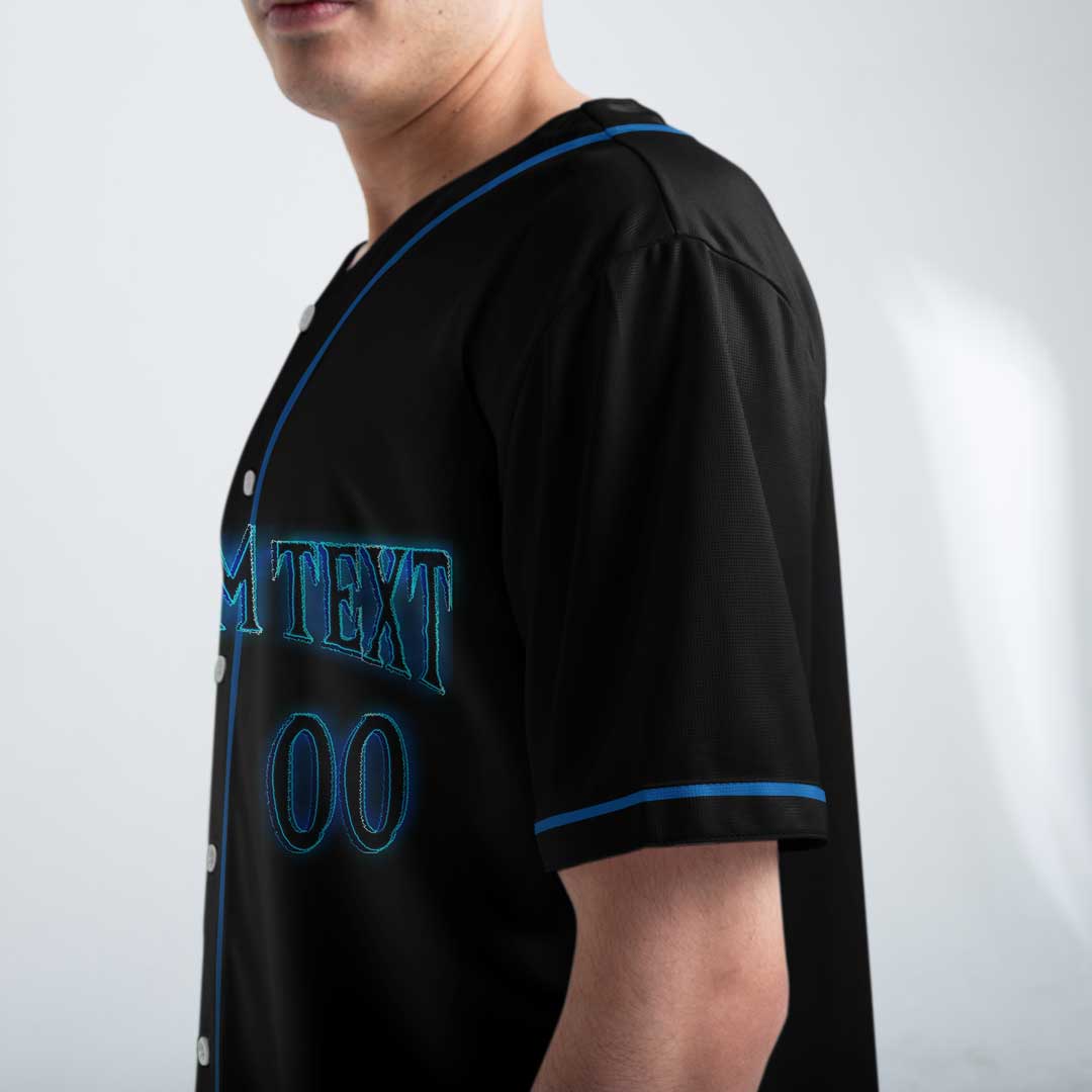 I Have Two Titles and I Rock Them Both - Custom Black Skull Baseball Jersey