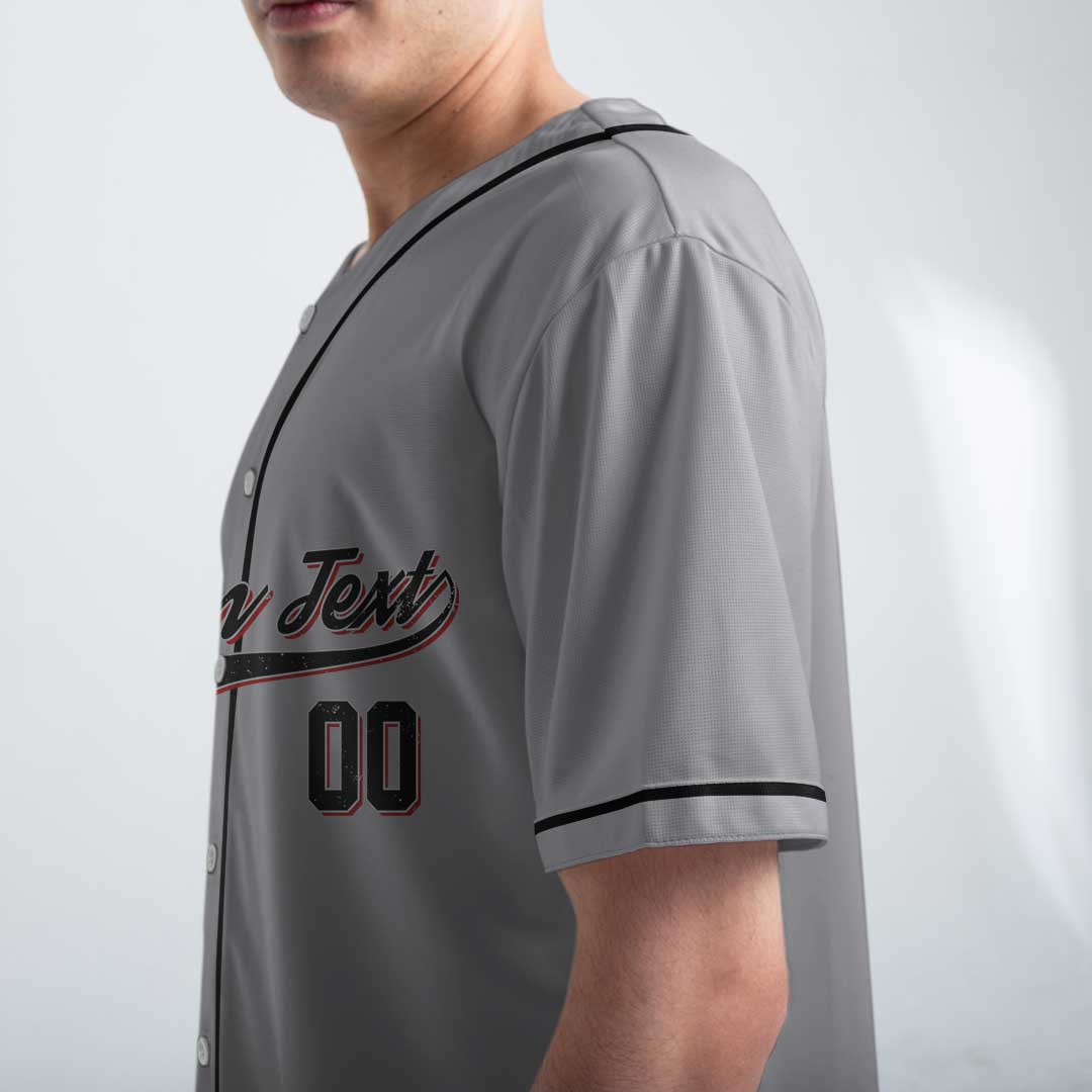 Lifetime Member of Grumpy Old Balls Club - Custom Grey Baseball Jersey