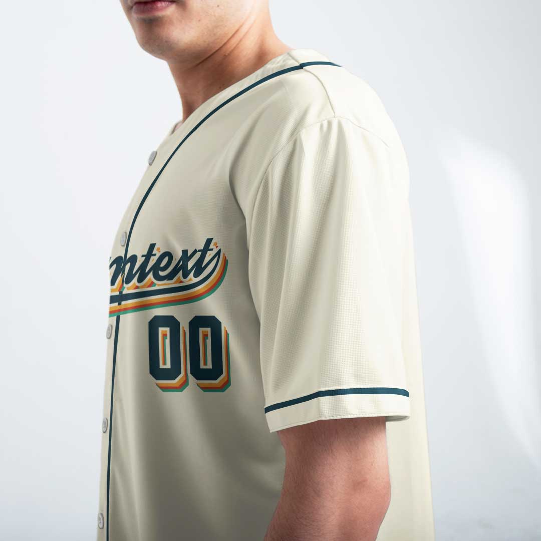 I'm Just Here For The Snacks - Custom Cream Baseball Jersey