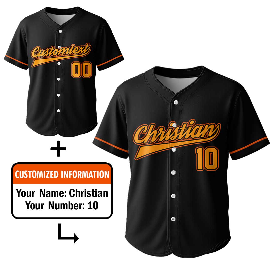 Baseball First Family Always - Custom Black Skull Baseball Jersey